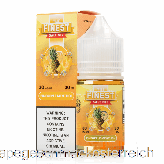 Ananas-Menthol – Feinstes Salz-Nic – 30 Ml, 30 Mg Vape-Geschmack